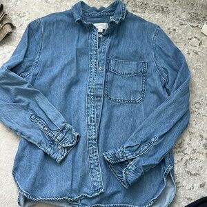 Denim button down shirt